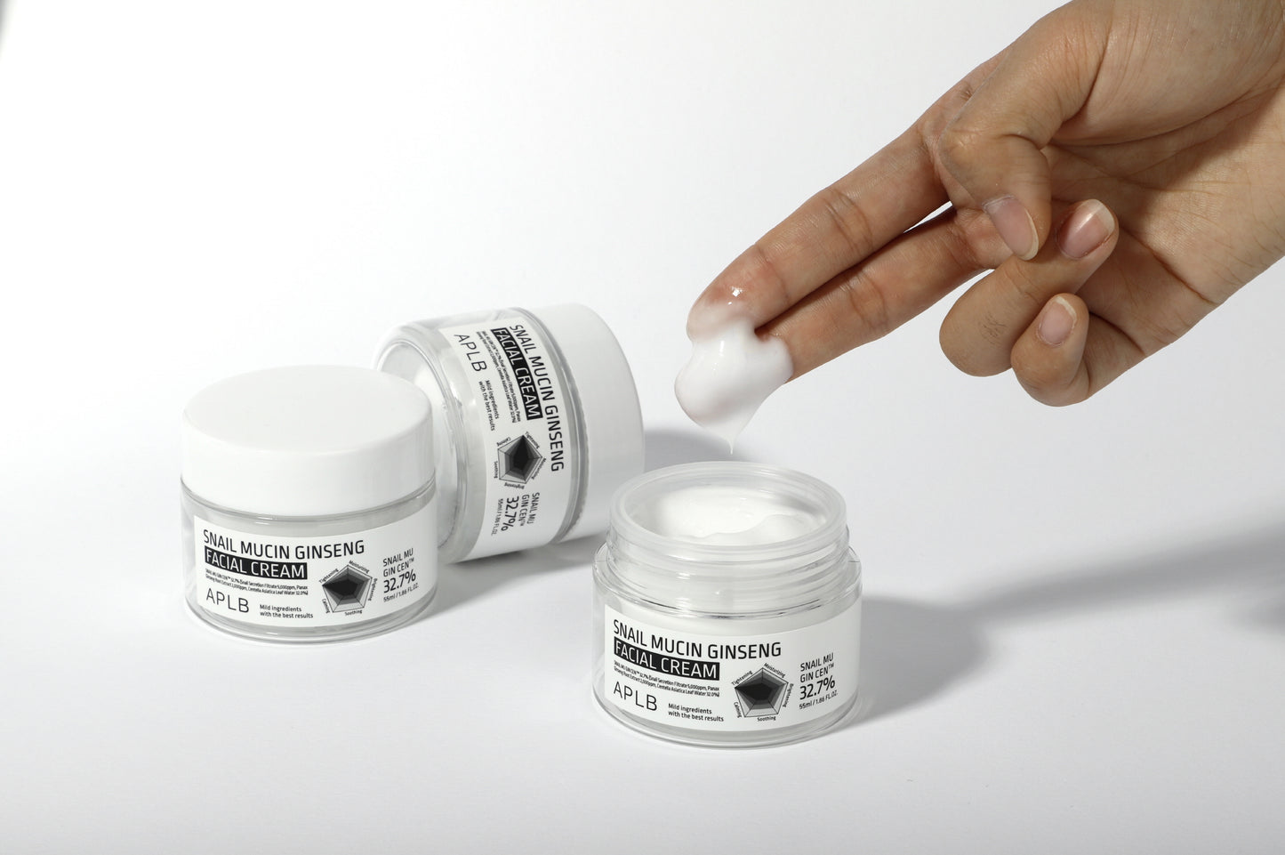 APLB Snail Mucin Ginseng Facial Cream - 55 ml