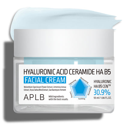 APLB Hyaluronic Acid Ceramide Ha B5 Facial Cream - 55 ml