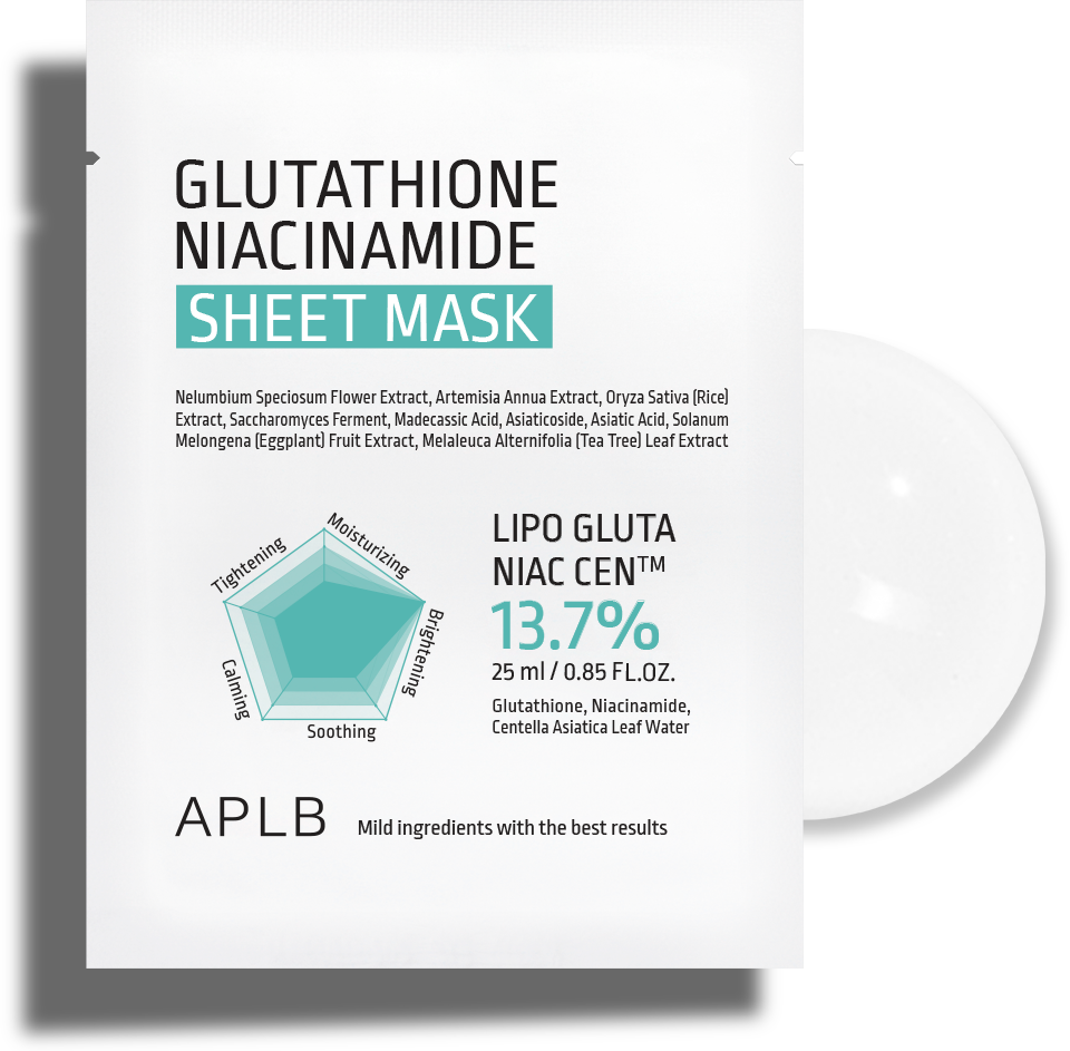 APLB Glutathione Niacinamide Sheet Mask