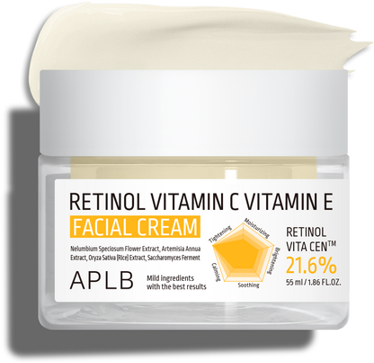 APLB Retinol Vitamin C Vitamin E Facial Cream - 55 ml