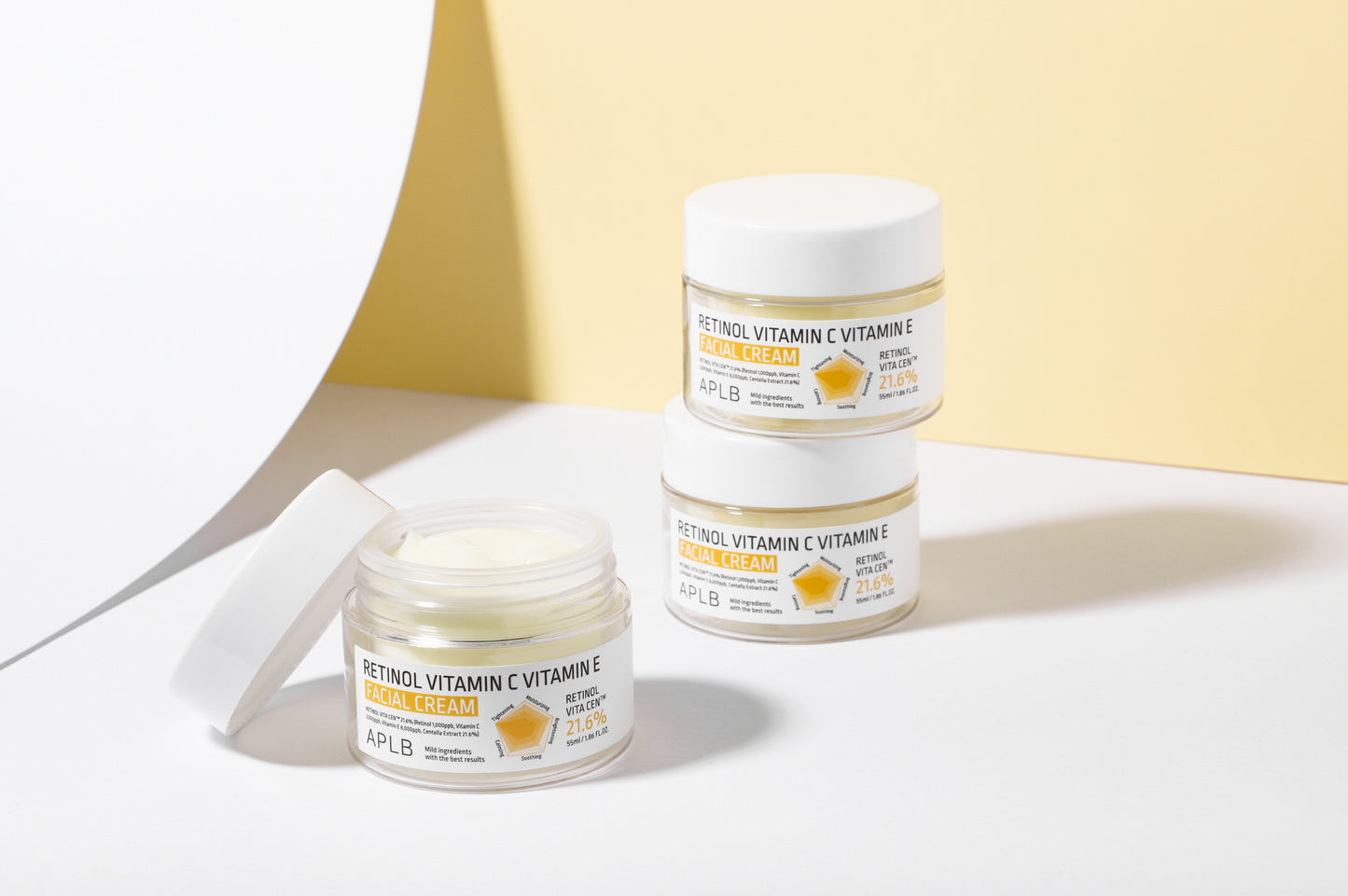 APLB Retinol Vitamin C Vitamin E Facial Cream - 55 ml