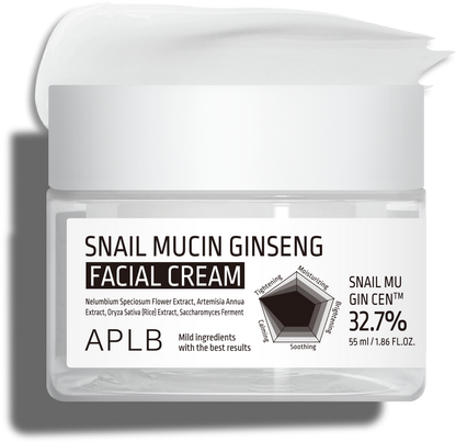 APLB Snail Mucin Ginseng Facial Cream - 55 ml