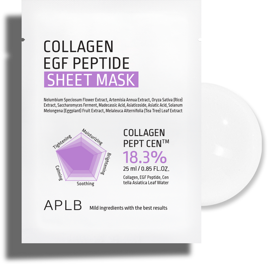 APLB Collagen EGF Peptide Sheet Mask - 25 ml