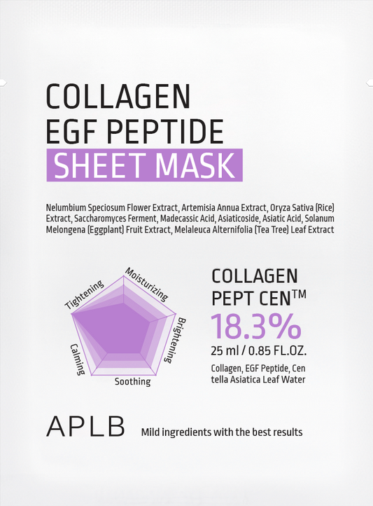 APLB Collagen EGF Peptide Sheet Mask - 25 ml