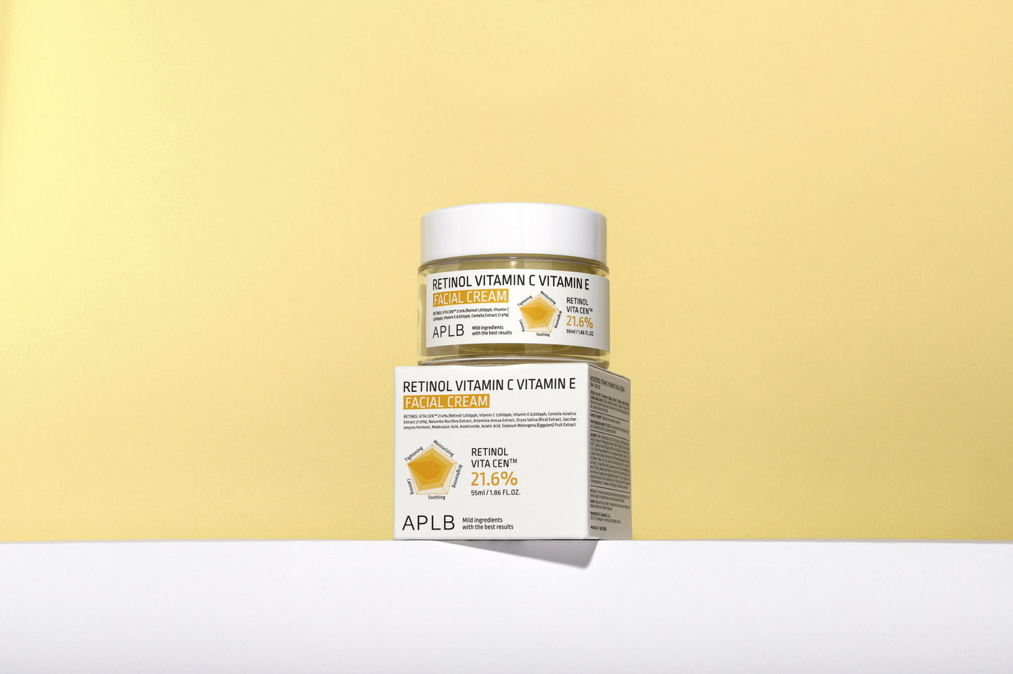 APLB Retinol Vitamin C Vitamin E Facial Cream - 55 ml