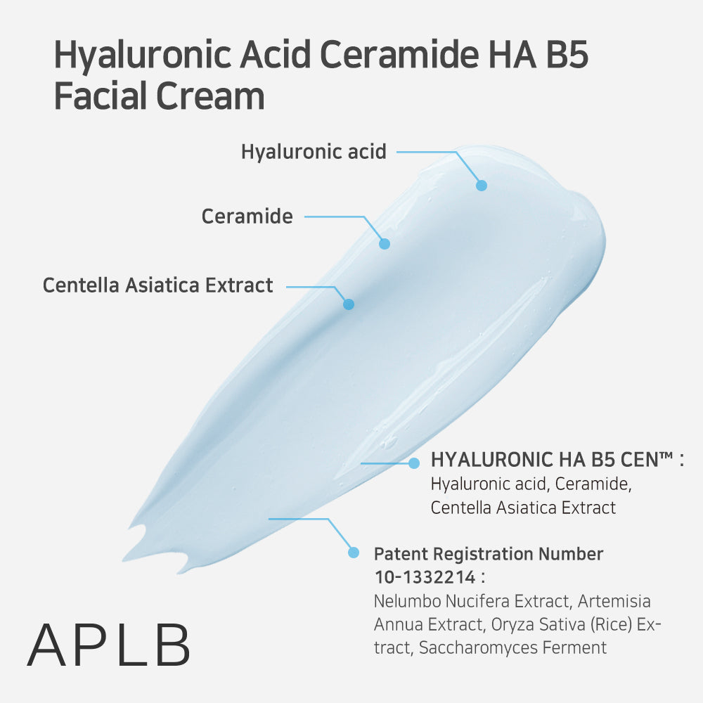 APLB Hyaluronic Acid Ceramide Ha B5 Facial Cream - 55 ml