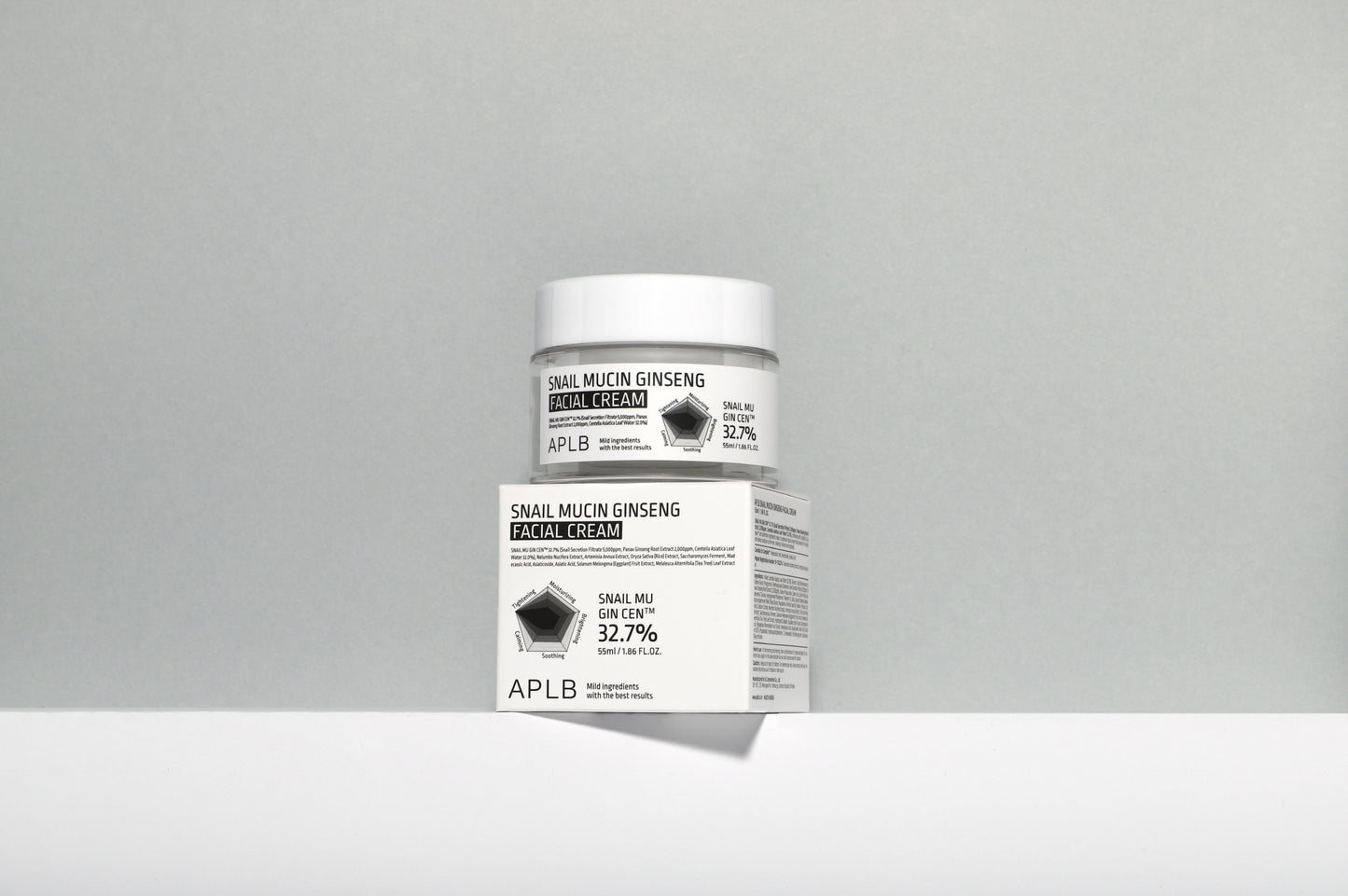 APLB Snail Mucin Ginseng Facial Cream - 55 ml