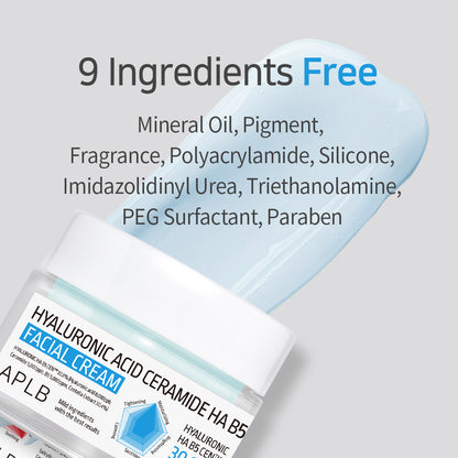 APLB Hyaluronic Acid Ceramide Ha B5 Facial Cream - 55 ml