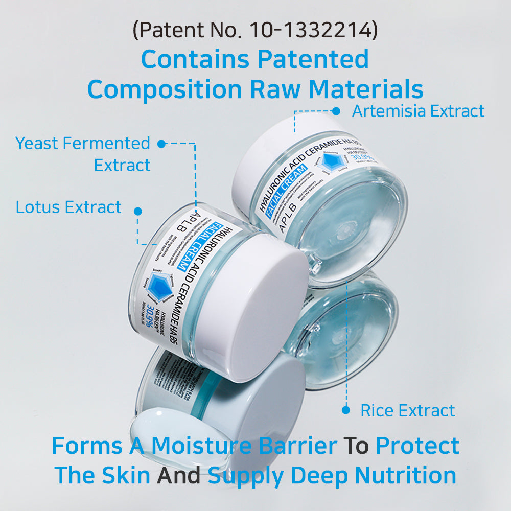 APLB Hyaluronic Acid Ceramide Ha B5 Facial Cream - 55 ml