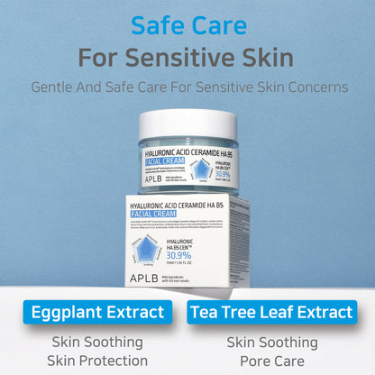 APLB Hyaluronic Acid Ceramide Ha B5 Facial Cream - 55 ml